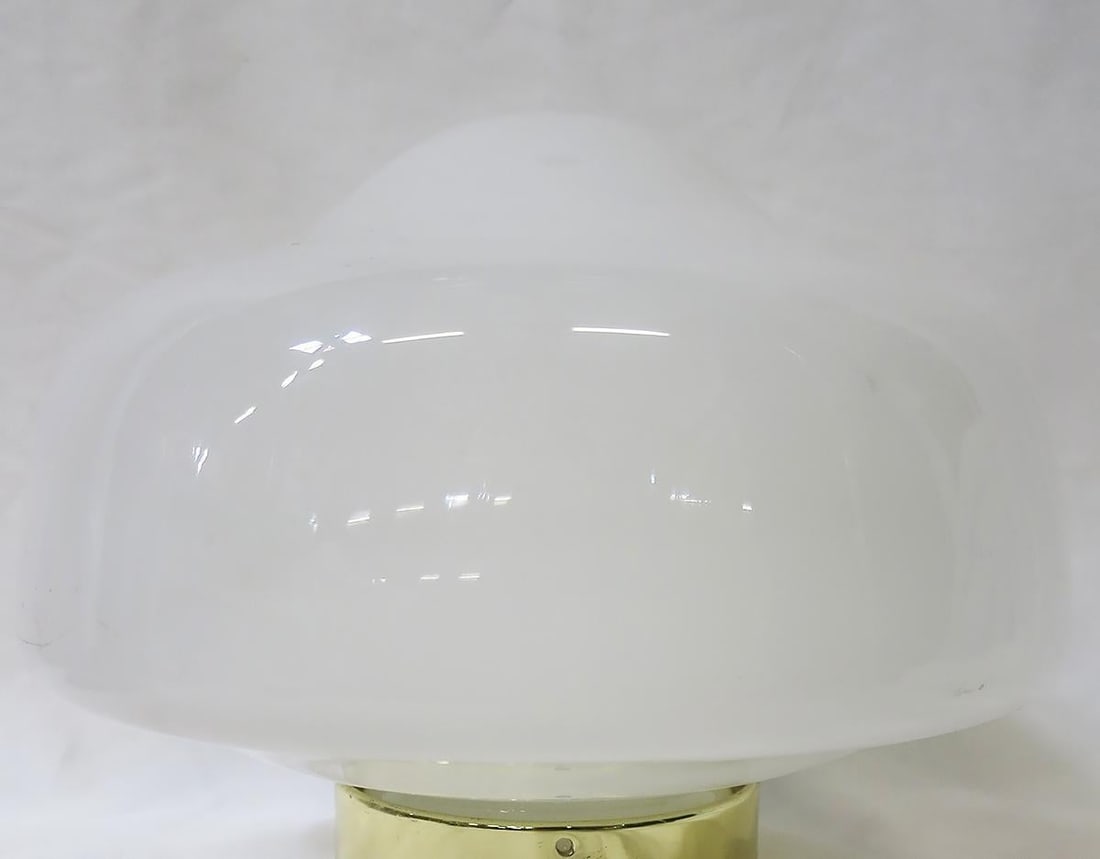 Small Schoolhouse Bell Shape Ceiling Glass Globe Pendant - 4