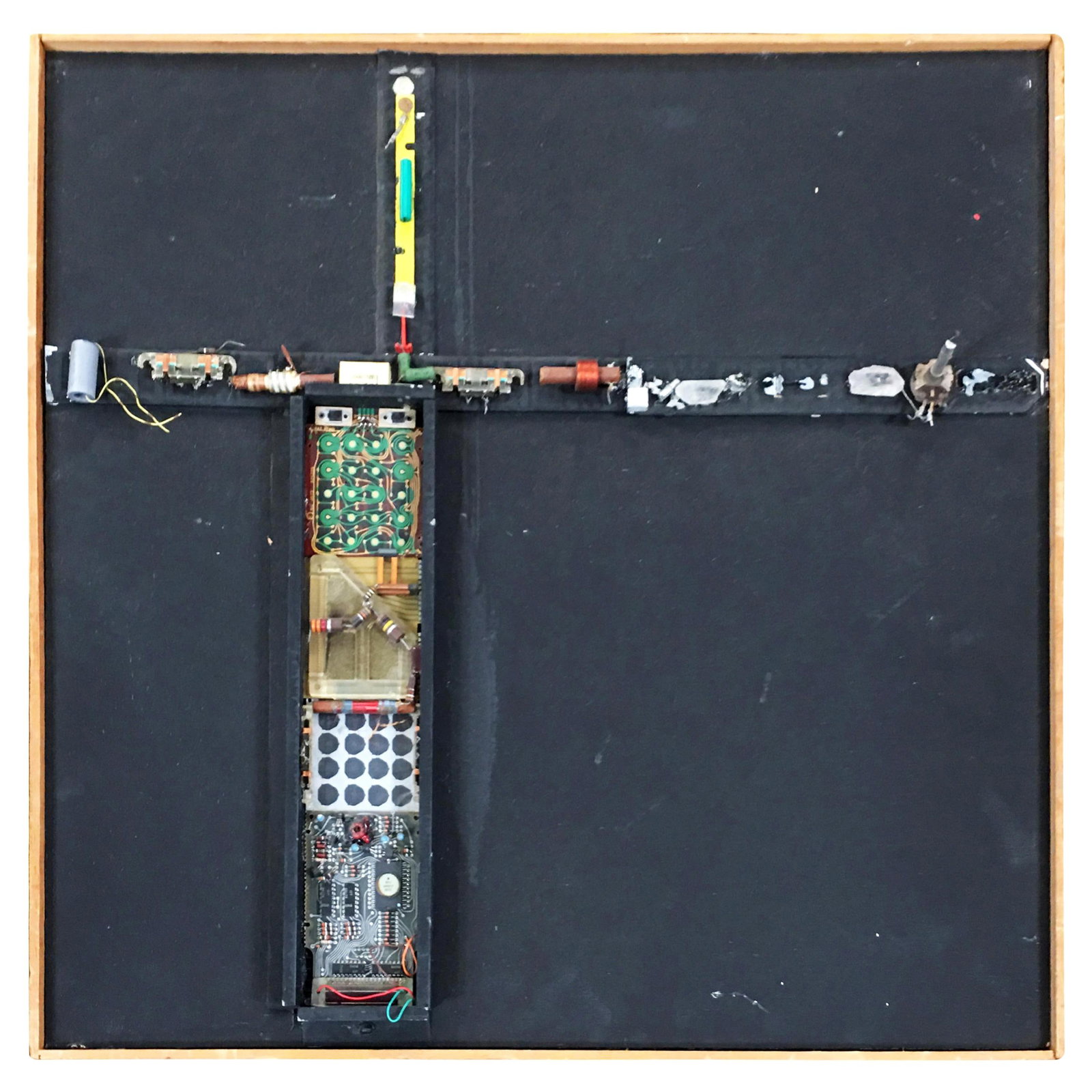 Abstract "Stations of The Cross" Untitled 5 Artography Wall Sculpture by Pasqual (1 of 5)