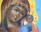 RUSSIAN ANTIQUE ICON of KAZAN VIRGIN SOTHEBY'S PROVENANCE HIGH QUALITY - 2