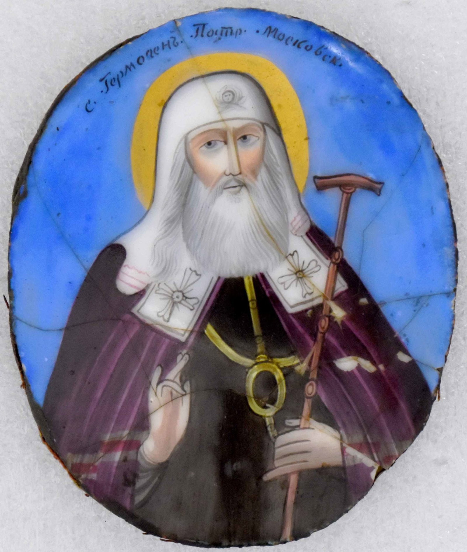 Finift. Saint Patriarch Hermogenes of Moscow - 2