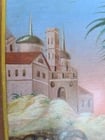RUSSIAN ICON ENTRANCE of JESUS INTO JERUSALEM antique 19th century HAND PAINTED - 7