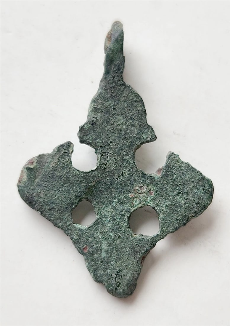 12th-13th CENTURY RUSSIAN Pre-MONGOLIAN orthodox icon NECK CROSS rare - 2