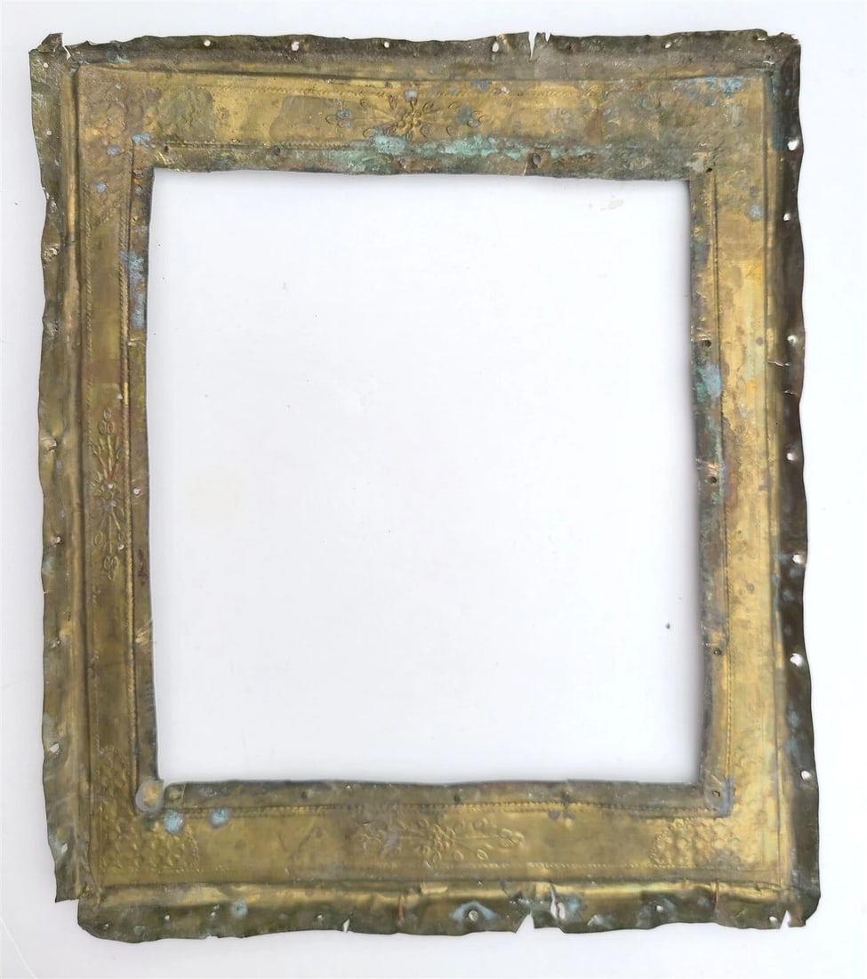 RUSSIAN ICON OKLAD / BASMA early 19th CENTURY antique - 3