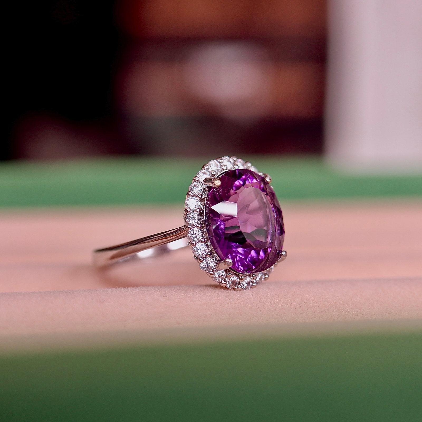 Natural Amethyst Ring - 2