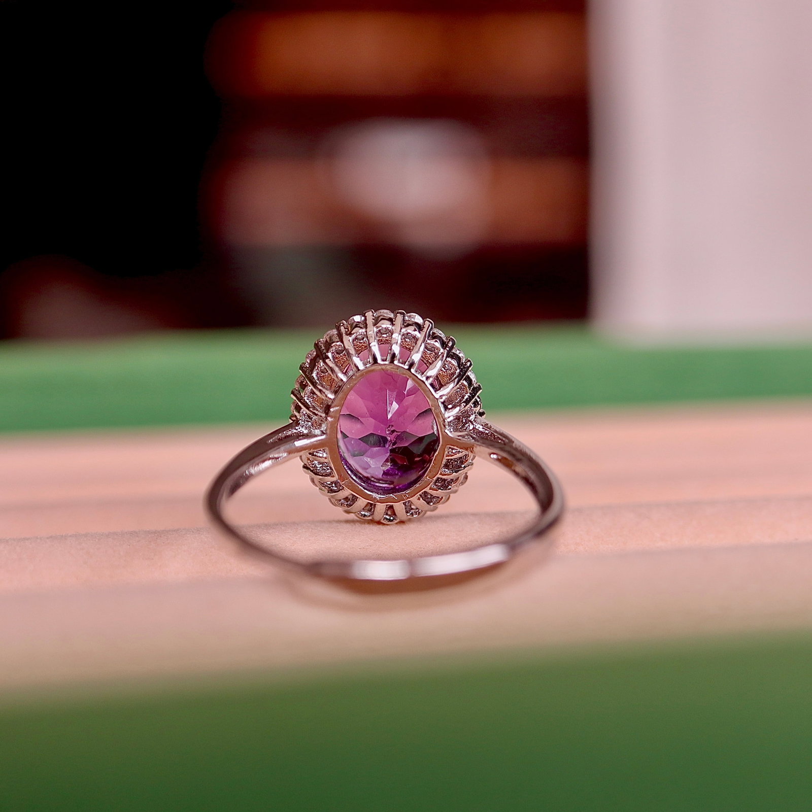 Natural Amethyst Ring - 3