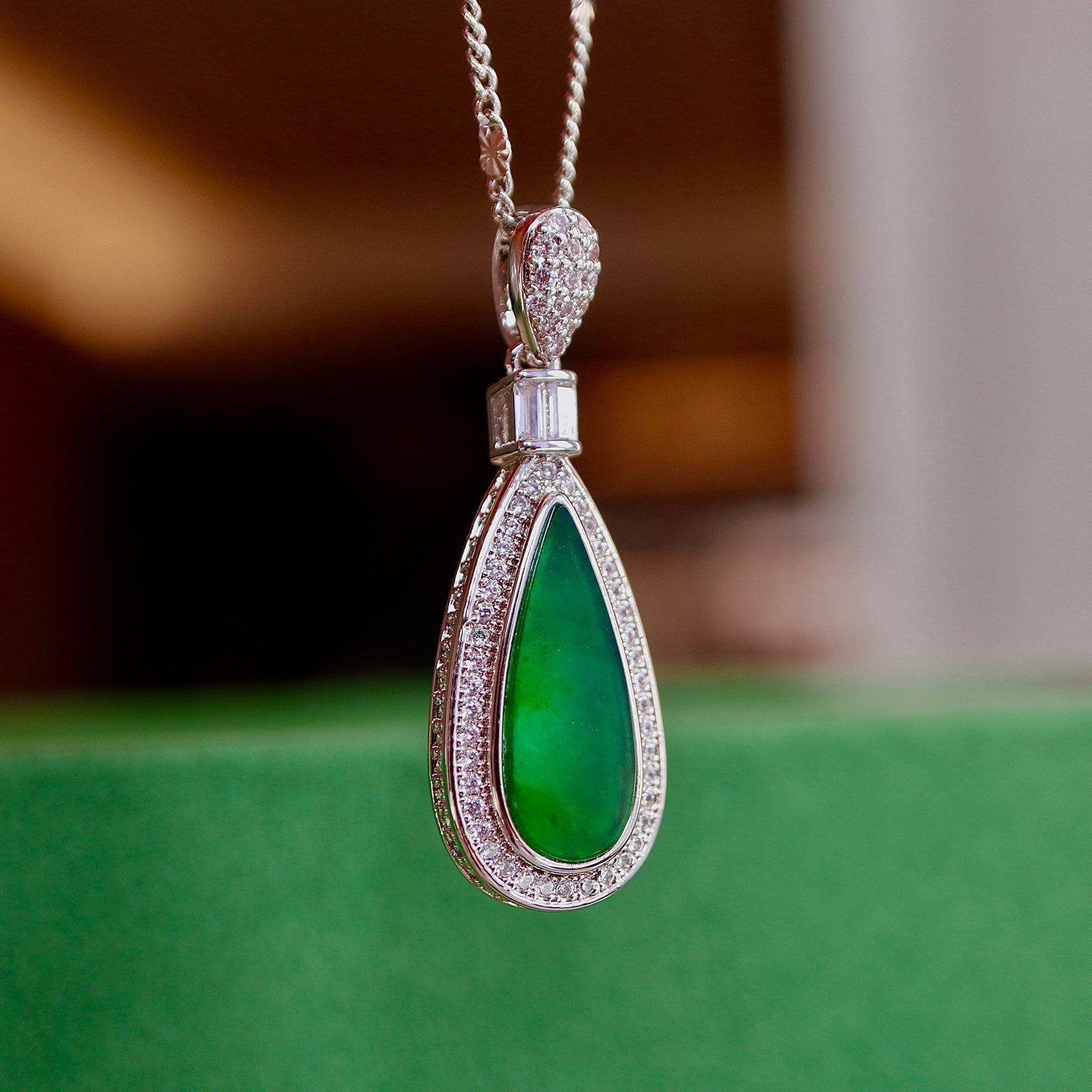 Natural jade pendant - 2