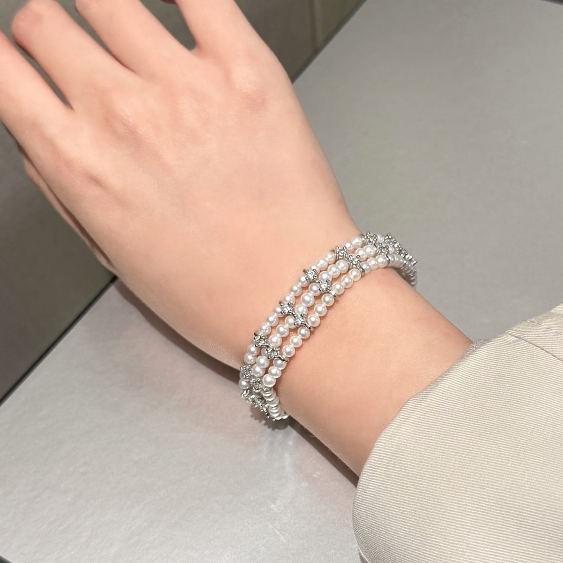 Freshwater pearl bracelet - 5