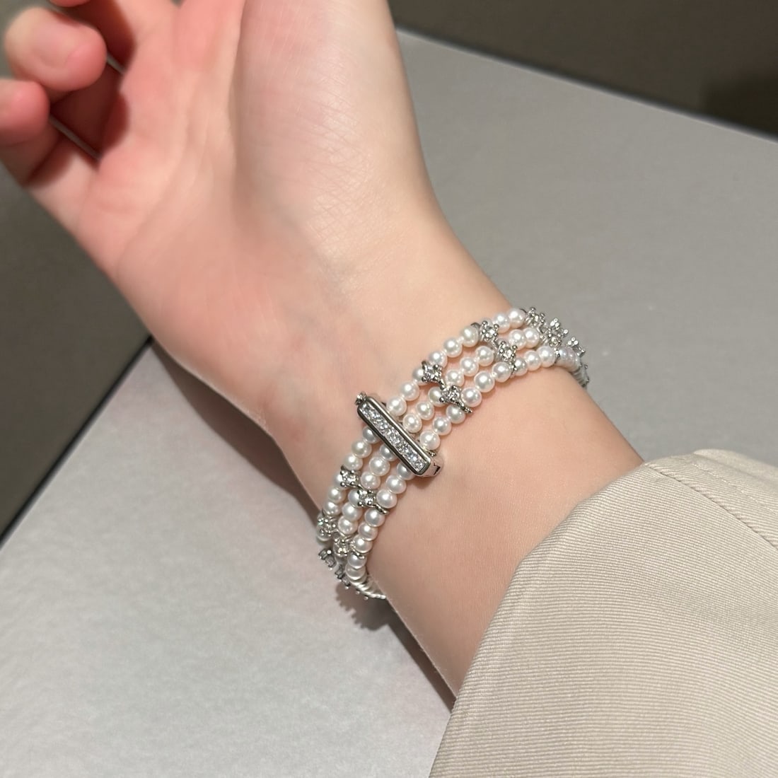 Freshwater pearl bracelet - 6