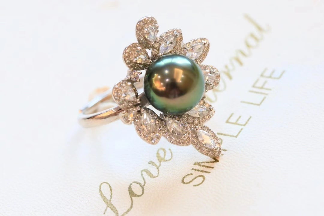 S925 Silver Natural Pearl Ring - 3