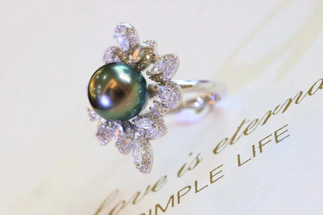 S925 Silver Natural Pearl Ring - 4