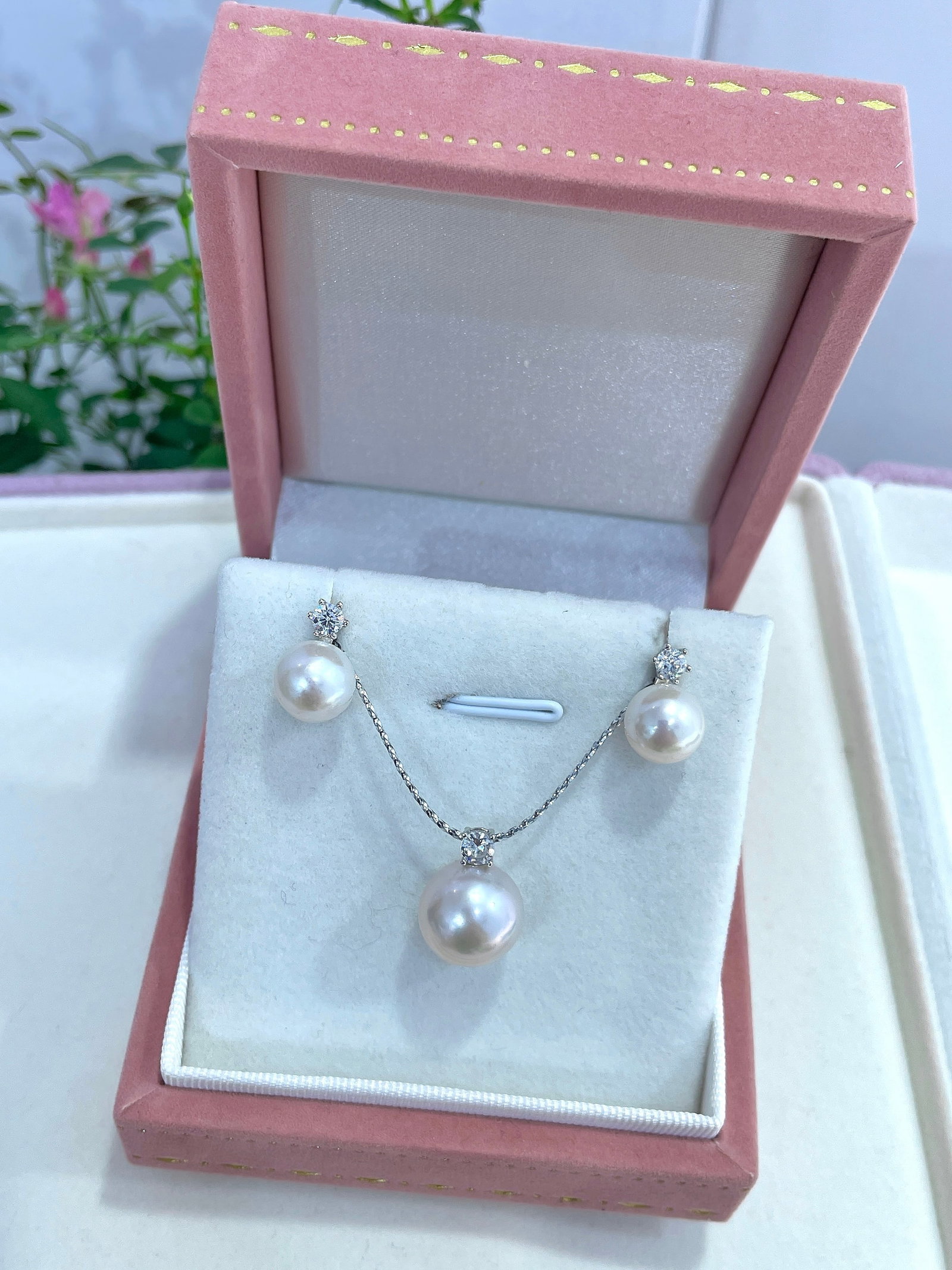 925 Silver Freshwater Pearl Set - 2