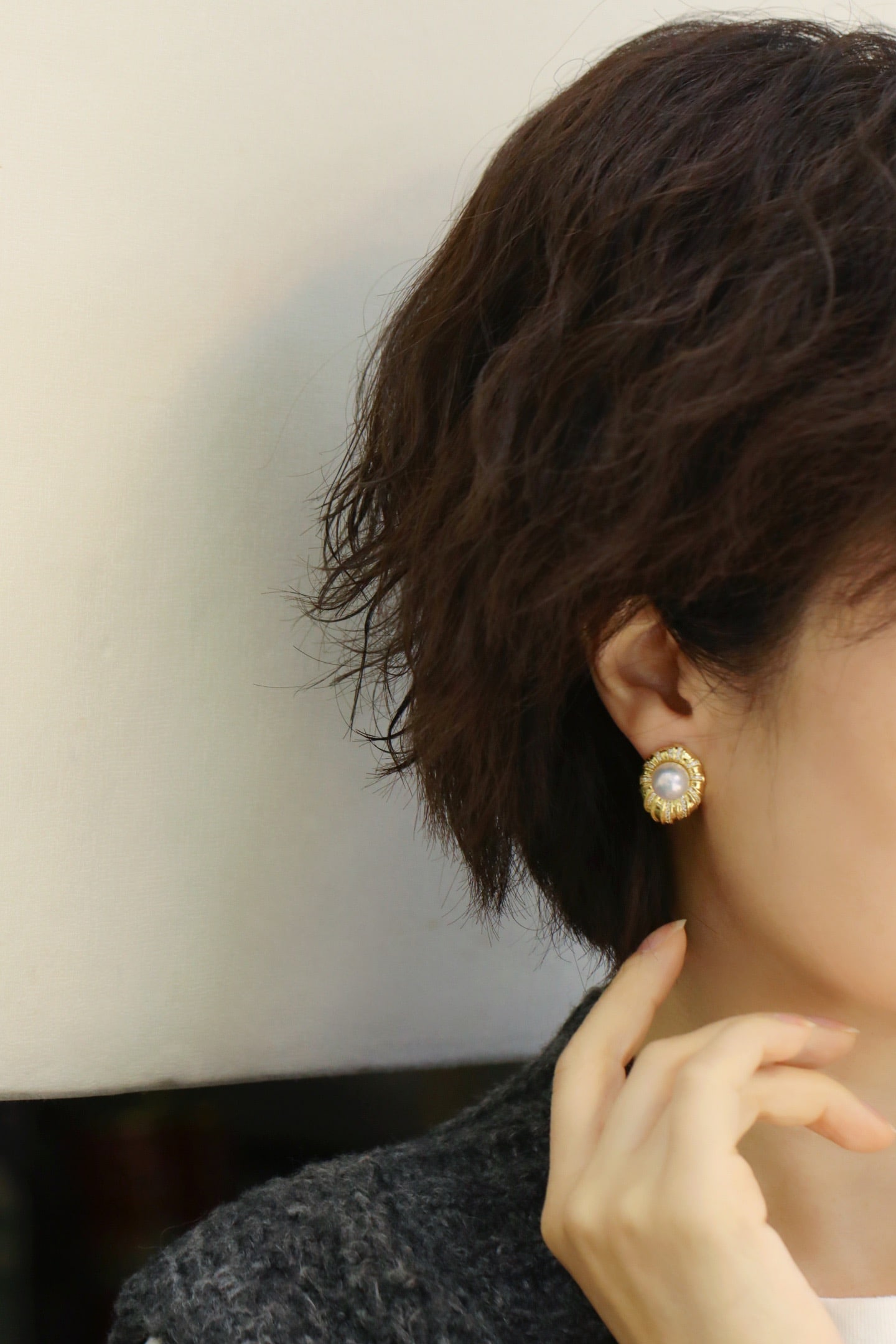 Natural Akoya Pearl Earrings - 6