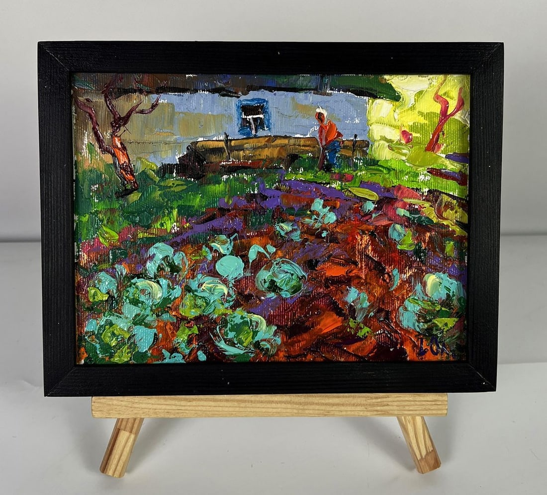 Oil painting Evening in the Village Oleksiy Ivanyuk: Title: Oil painting Evening in the Village Oleksiy Ivanyuk Description: NoAAA6190*** ABOUT THIS PAINTING **** TITLE: "Evening in the Village"* ARTISTS: Oleksiy Ivanyuk* SIZE: 15x20 cm/5.90x7.87 inches