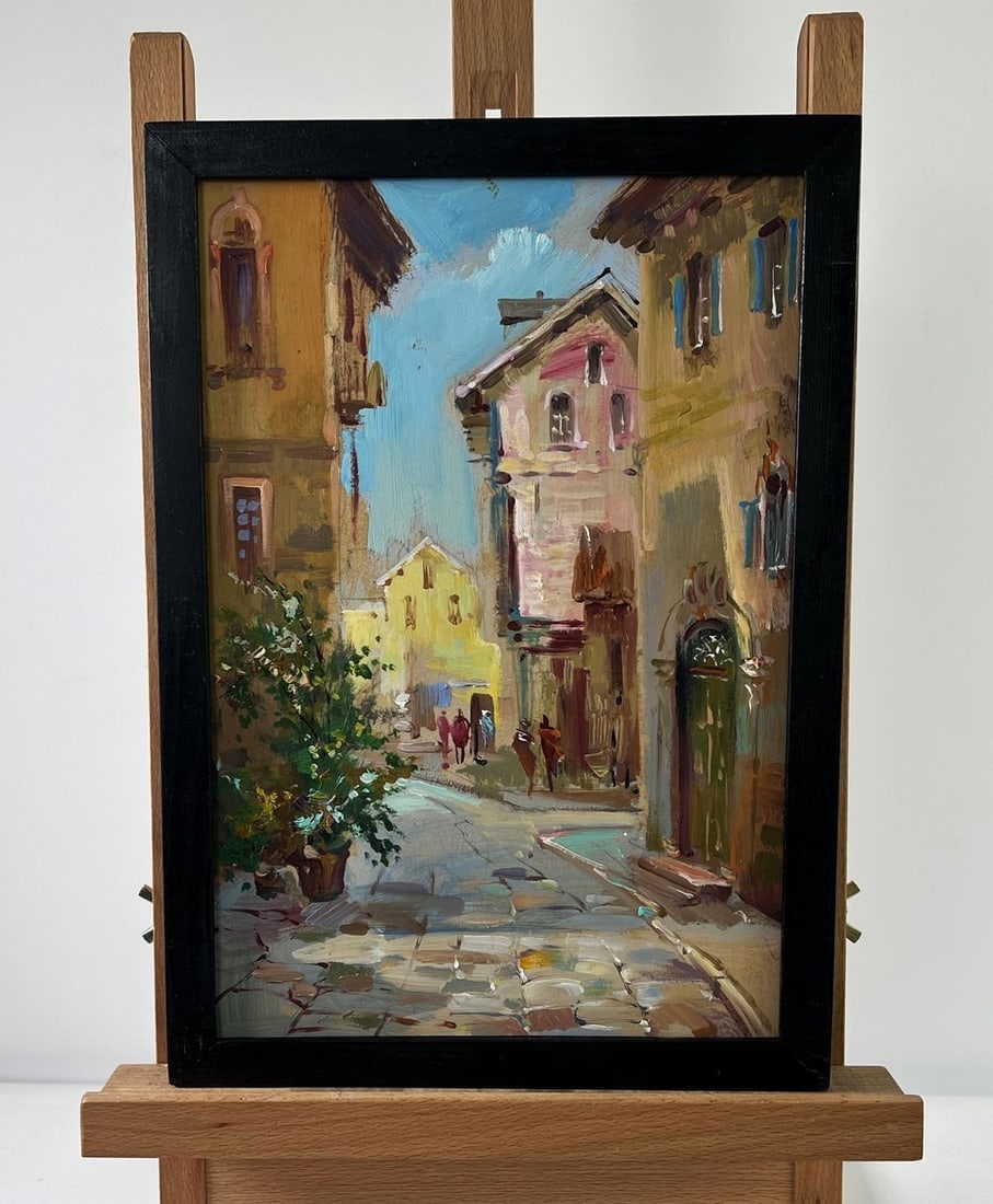 Oil painting Life between walls Yuriy Suprunchuk (1 of 9)
