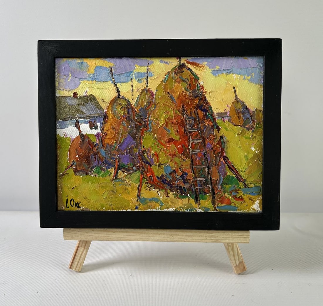 Oil painting When the light fades Oksana Kalenyuk (1 of 8)