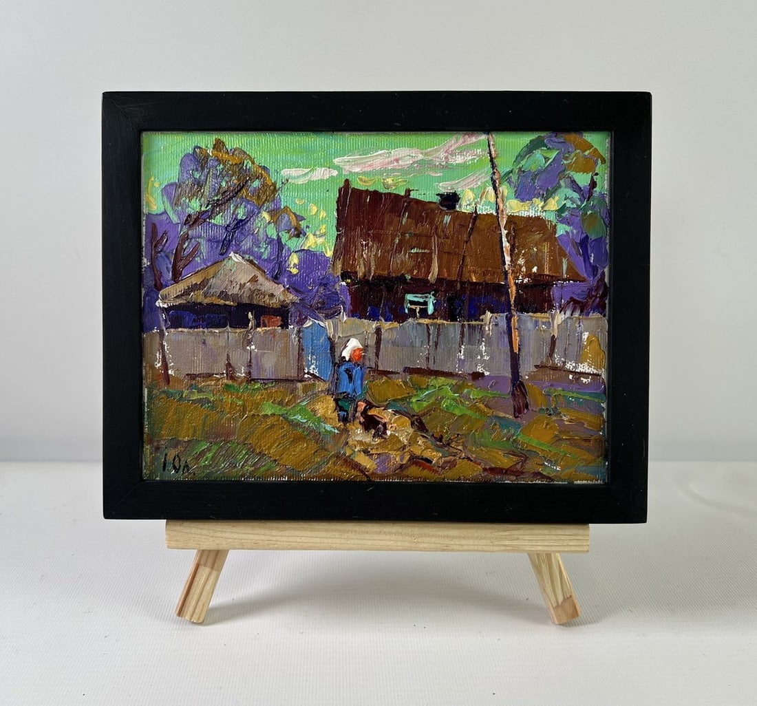 Oil painting The sky at dusk Alex Kalenyuk (1 of 8)