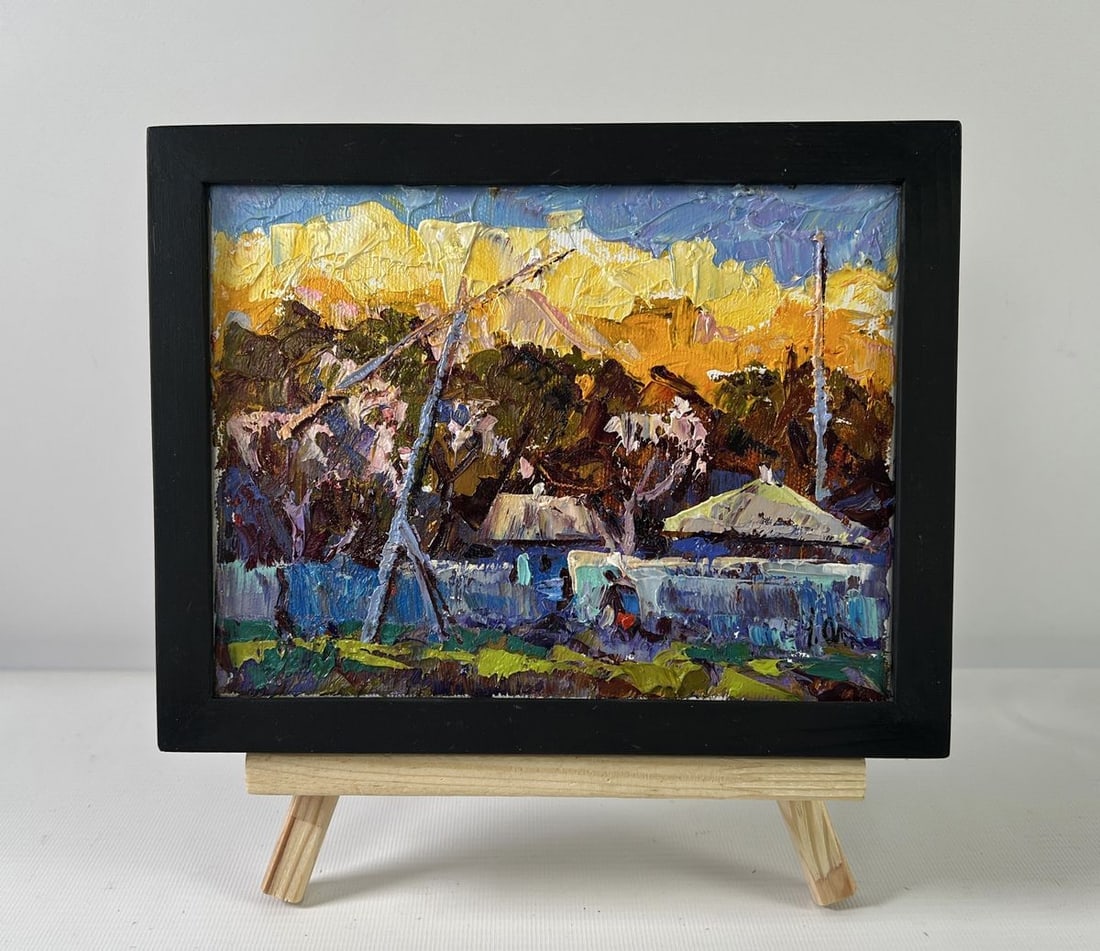 Oil painting Shadows of ?vening Alex Kalenyuk (1 of 8)
