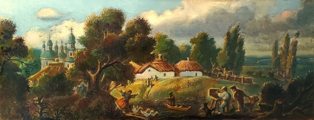 Oil painting Before the storm Daniil Litvinov (1 of 7)