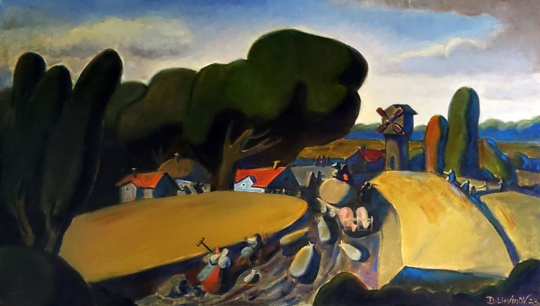 Oil painting Faina Ukraine Daniil Litvinov: Title: Oil painting Faina Ukraine Daniil Litvinov Description: NoLitv 1201*** ABOUT THIS PAINTING **** TITLE: "Faina Ukraine"* ARTISTS: Daniil Litvinov* SIZE: 87x147 cm/'34.25x57.87 inches'* MEDIUM: o