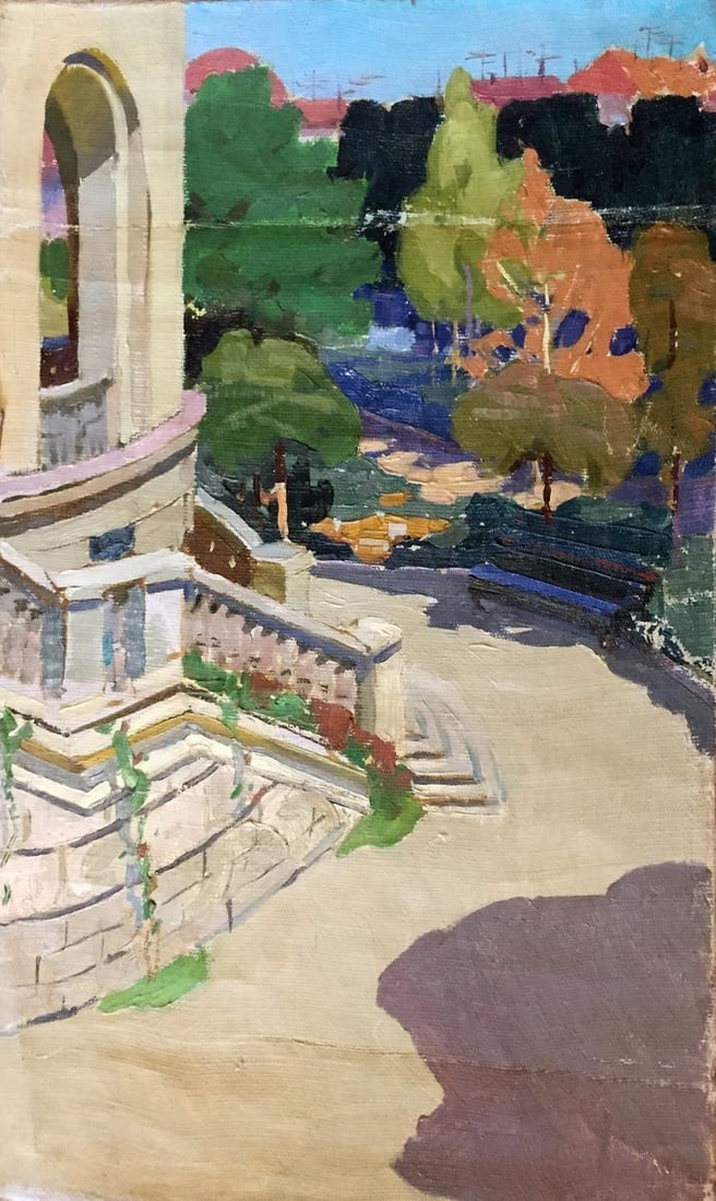 Oil painting Monastery (1 of 9)