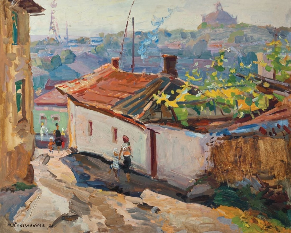Oil painting City Kobylenkov Mikhail Vasilyevich (1 of 8)