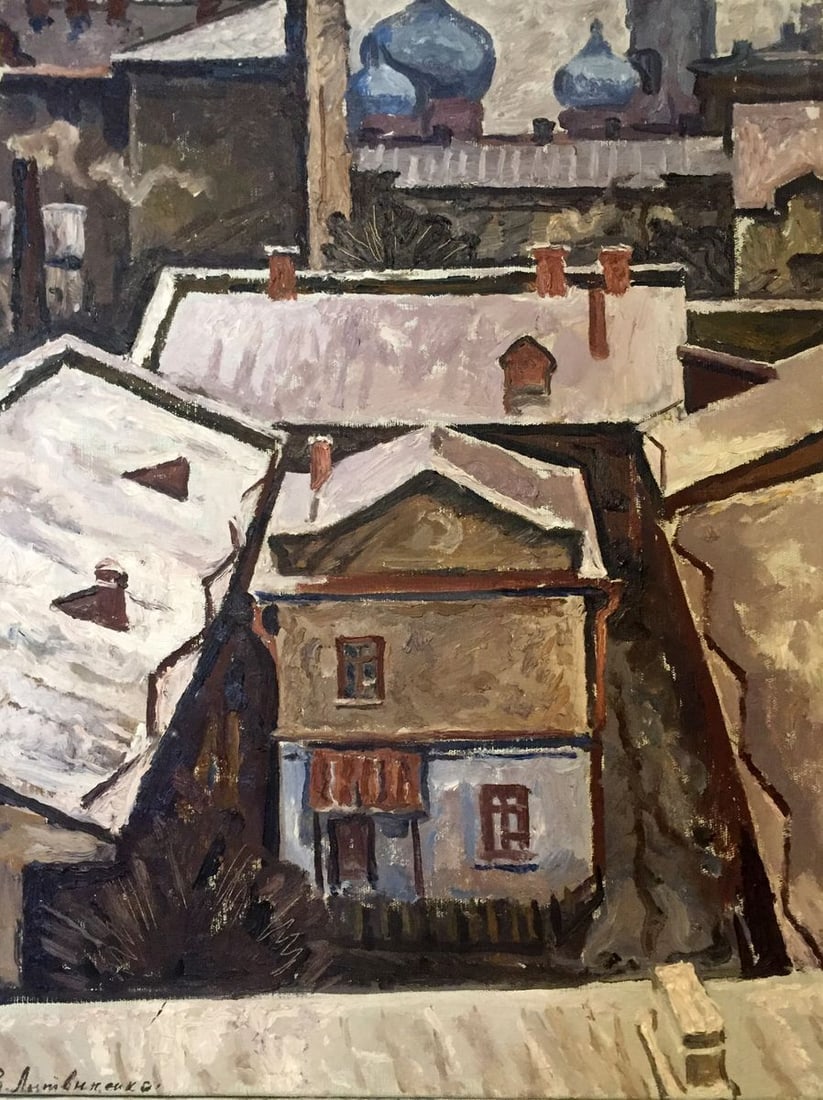 Oil painting Ukrainian painting Gavdzinsky Albin Stanislavovich (1 of 10)