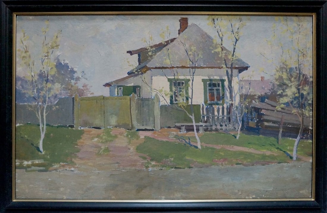 Oil painting Spring morning Kordonskiy Martin-Vigdor Leybovich (1 of 8)