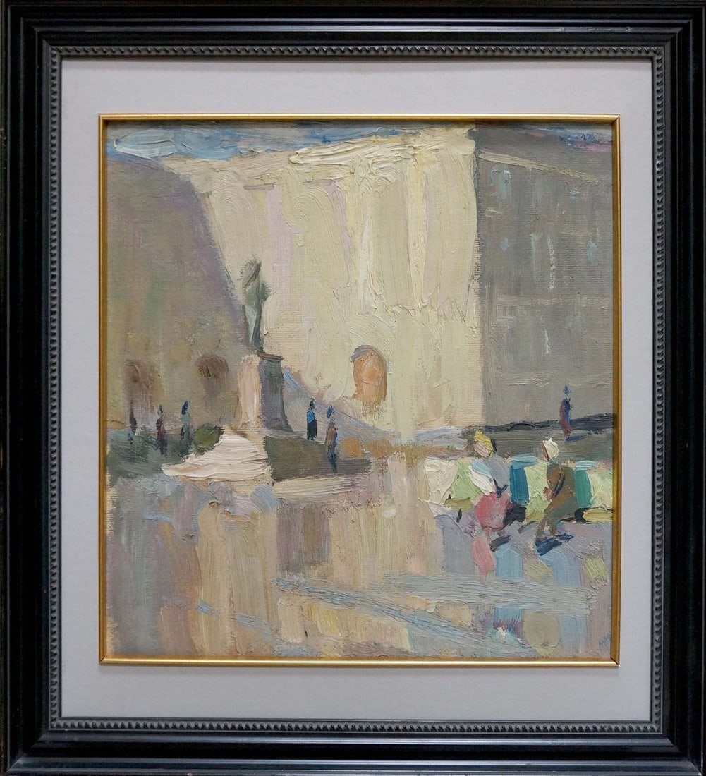 Oil painting Landscape Square Dulfan Lucien Veniaminovich (1 of 10)