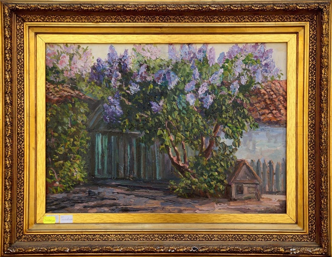 Oil painting Trees are blooming Nagaevskaya Elena Varnavovna (1 of 9)
