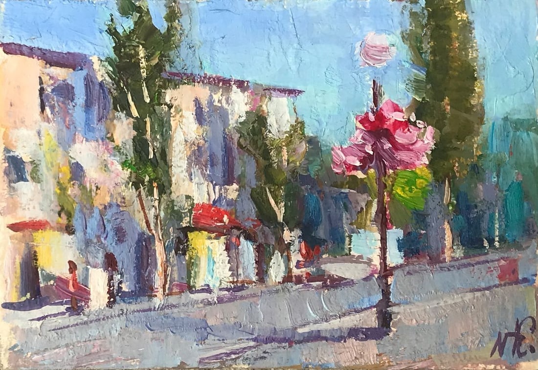 Oil painting City landscape Kuzeminsky Nikolay Borisovich: Title: Oil painting City landscape Kuzeminsky Nikolay Borisovich Description: NoAAA2045 If you're looking for a beautiful and unique oil painting that captures the essence of city living, then you'll 