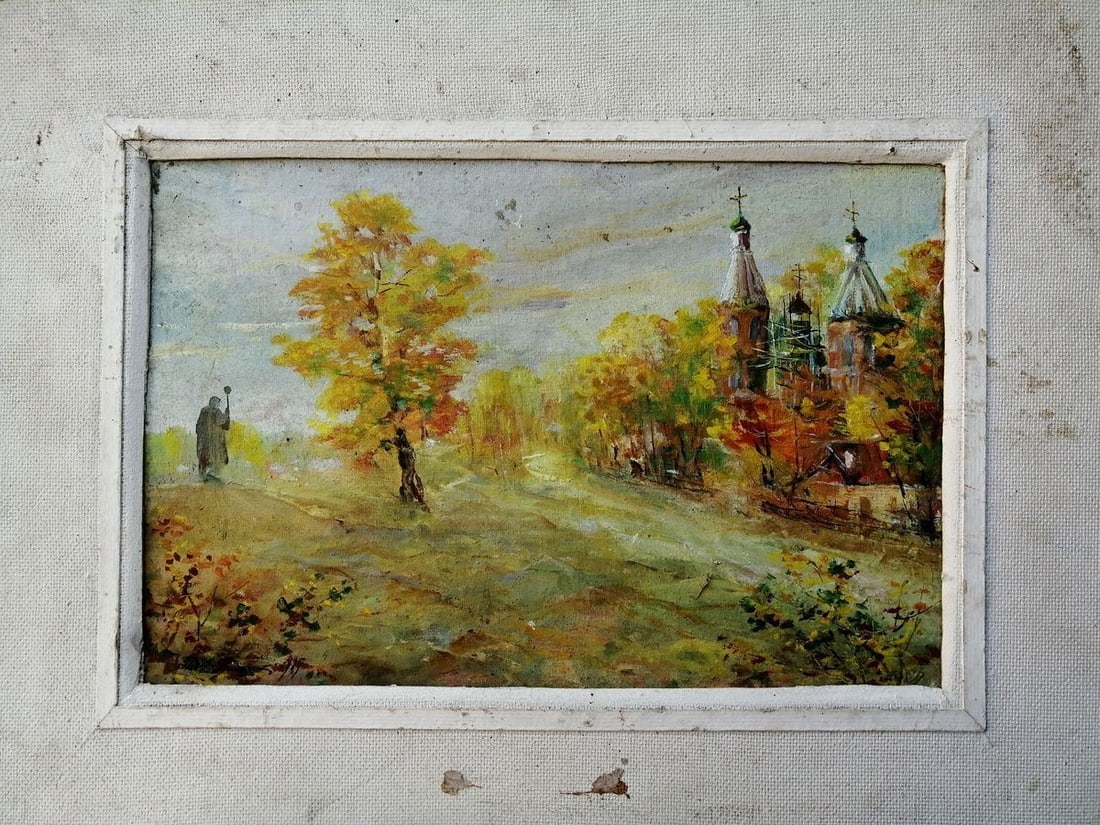 Oil painting At home Unknown artist (1 of 9)
