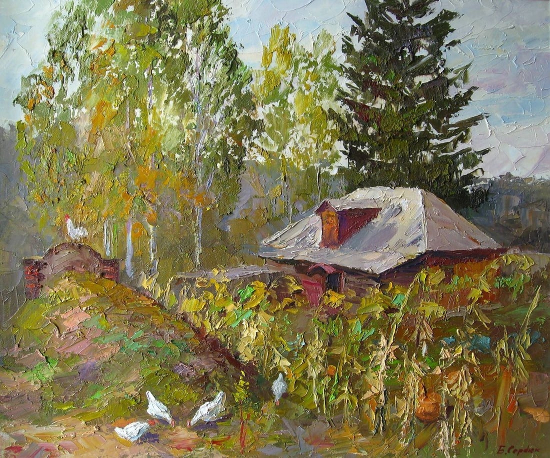 Oil painting Sunflowers Serdyuk Boris Petrovich (1 of 6)