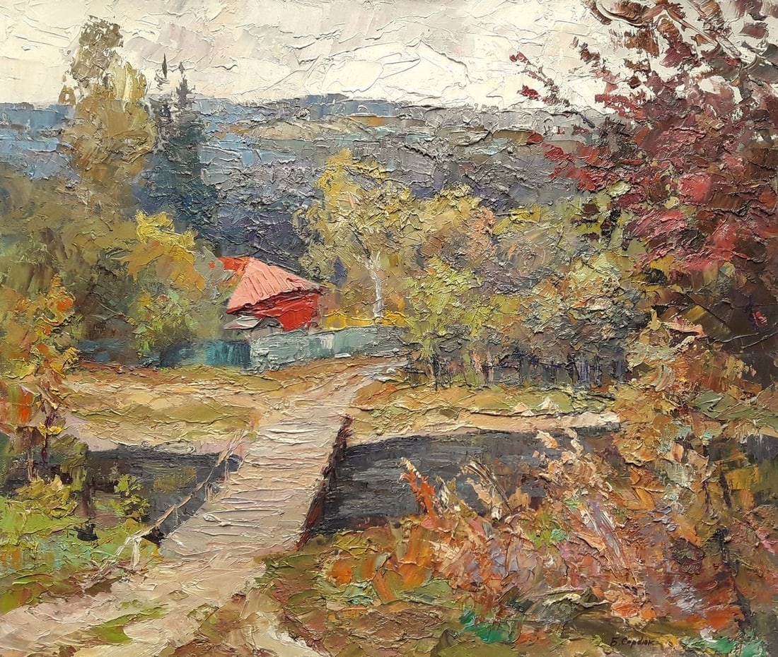 Oil painting Near the rate Serdyuk Boris Petrovich: Title: Oil painting Near the rate Serdyuk Boris Petrovich Description: NoSERB 168 * TITLE: "Near the rate" * ARTISTS: Serdyuk Boris Petrovich * SIZE: 60x50 cm/'23.62x19.68 inches' * MEDIUM: oil, canva