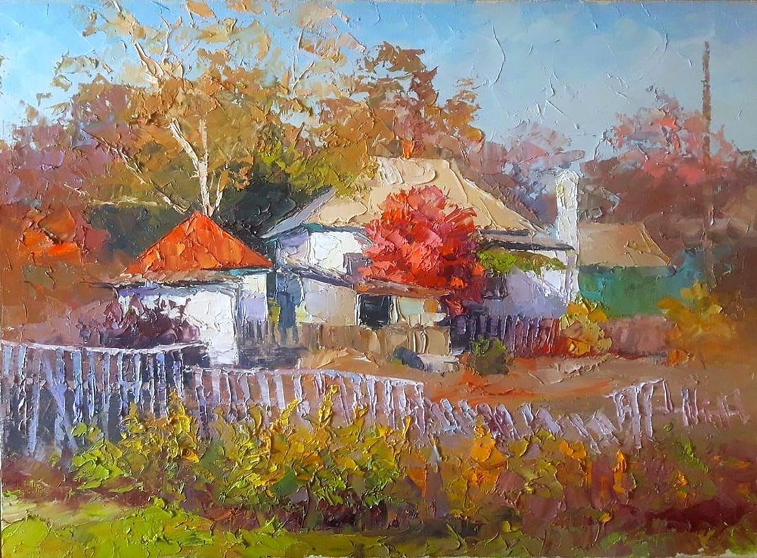 Oil painting October is upon us Serdyuk Boris Petrovich (1 of 7)