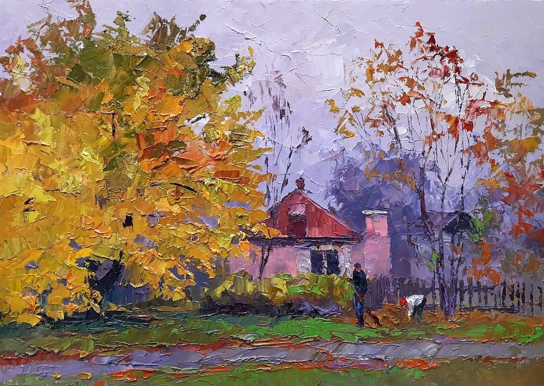 Oil painting November Serdyuk Boris Petrovich (1 of 8)