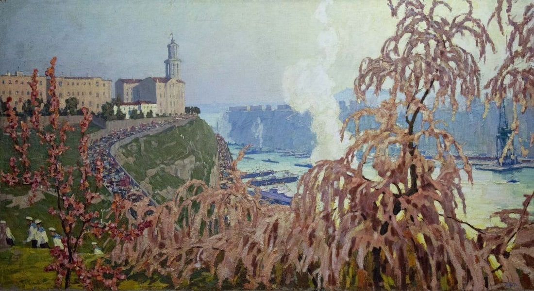 Oil painting May Day in Sevastopol Vladimirov Sergey Sidorovich (1 of 9)