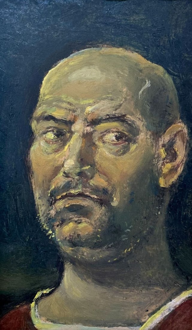 Oil painting Self-portrait Litvinov Oleg Arkad'yevich (1 of 6)