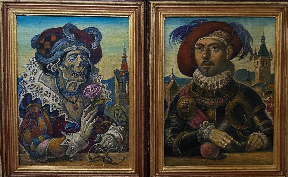 Oil painting Brother's portrait Litvinov Oleg Arkad'yevich (1 of 10)