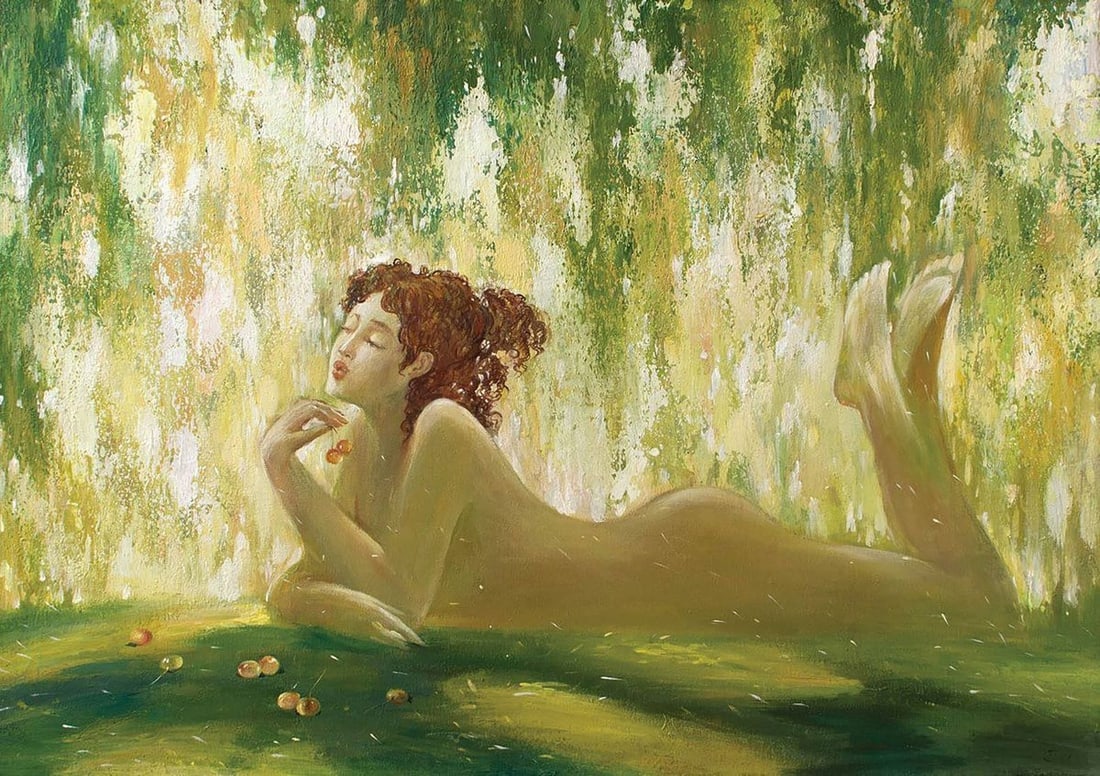 Oil painting Merry Titinin Yurii (1 of 1)