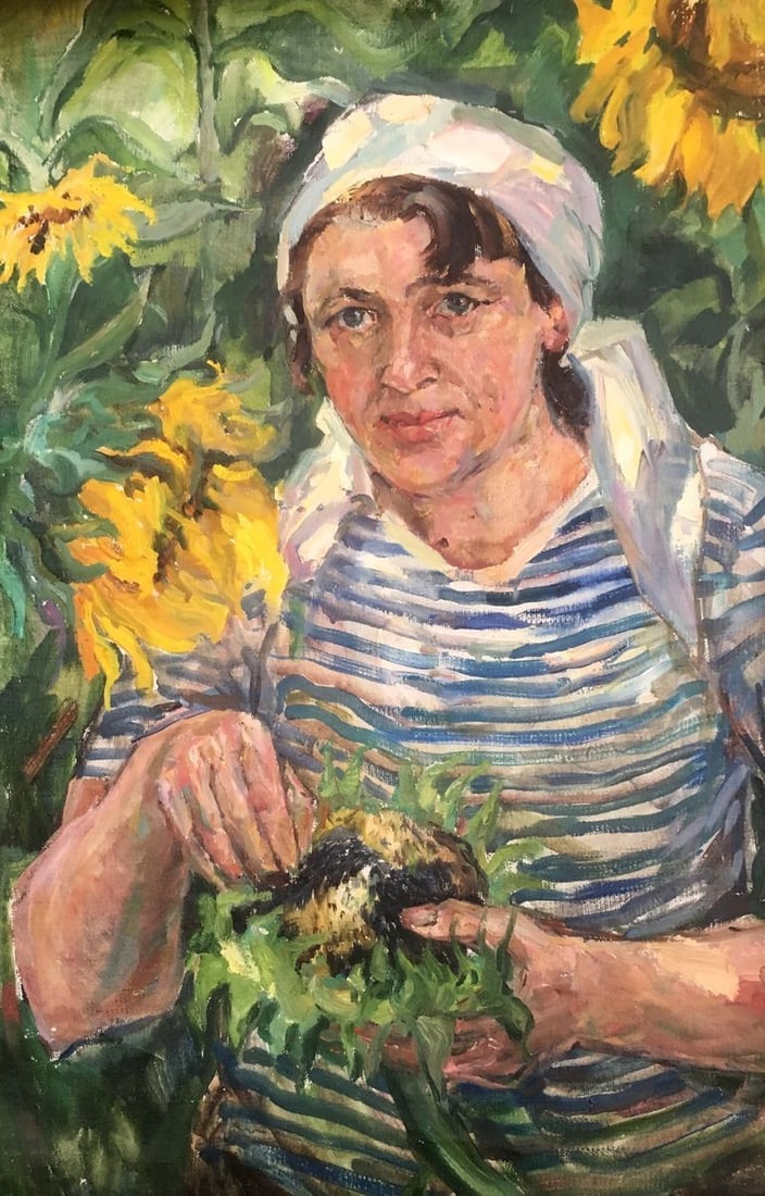 Oil painting Woman portrait Palazhchenko Irina: Title: Oil painting Woman portrait Palazhchenko Irina Description: 647 *** ABOUT THIS PAINTING *** * TITLE: "Woman portrait" * ARTISTS: Palazhchenko Irina * SIZE: 75x47 cm/'29.52x18.50 inches' * MEDIU