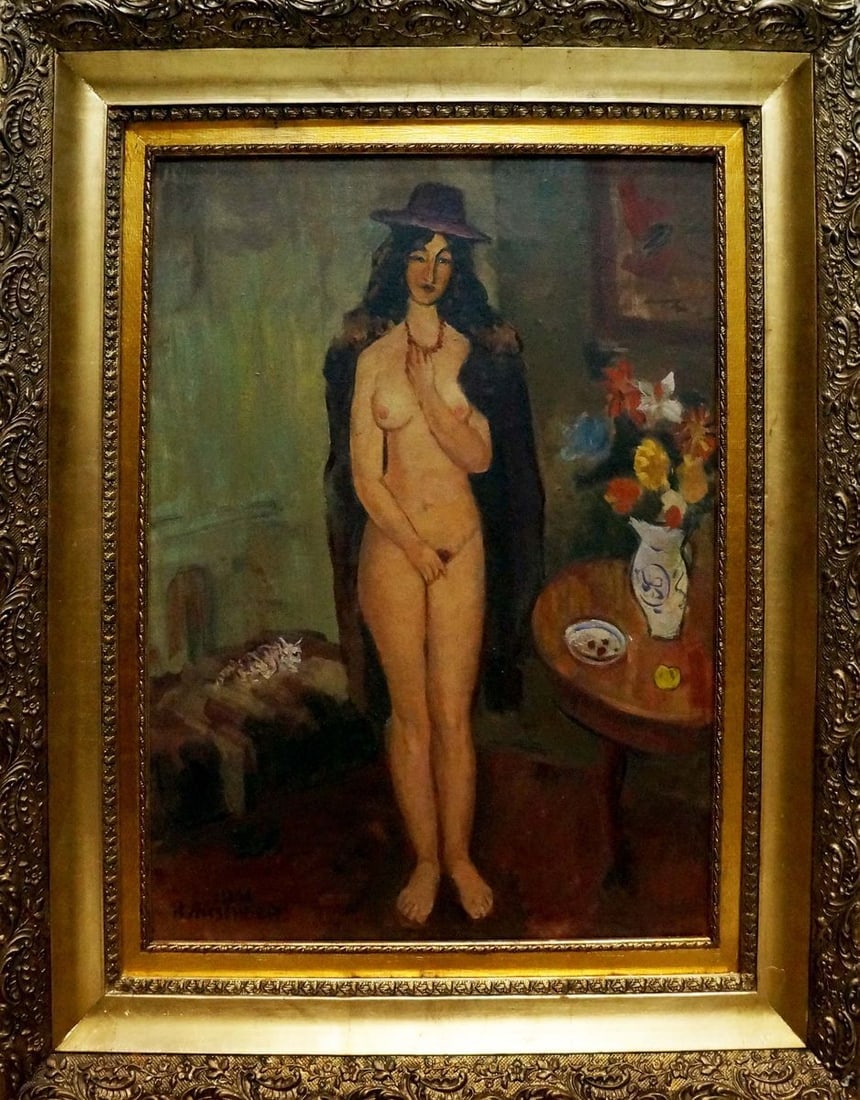 Oil painting Portrait of a naked girl Nina Evseevna Aisenberg: Title: Oil painting Portrait of a naked girl Nina Evseevna Aisenberg Description: Vern 1552 *** ABOUT THIS PAINTING *** * TITLE: "Portrait of a naked girl" * ARTISTS: Nina Evseevna Aisenberg * SIZE: 5