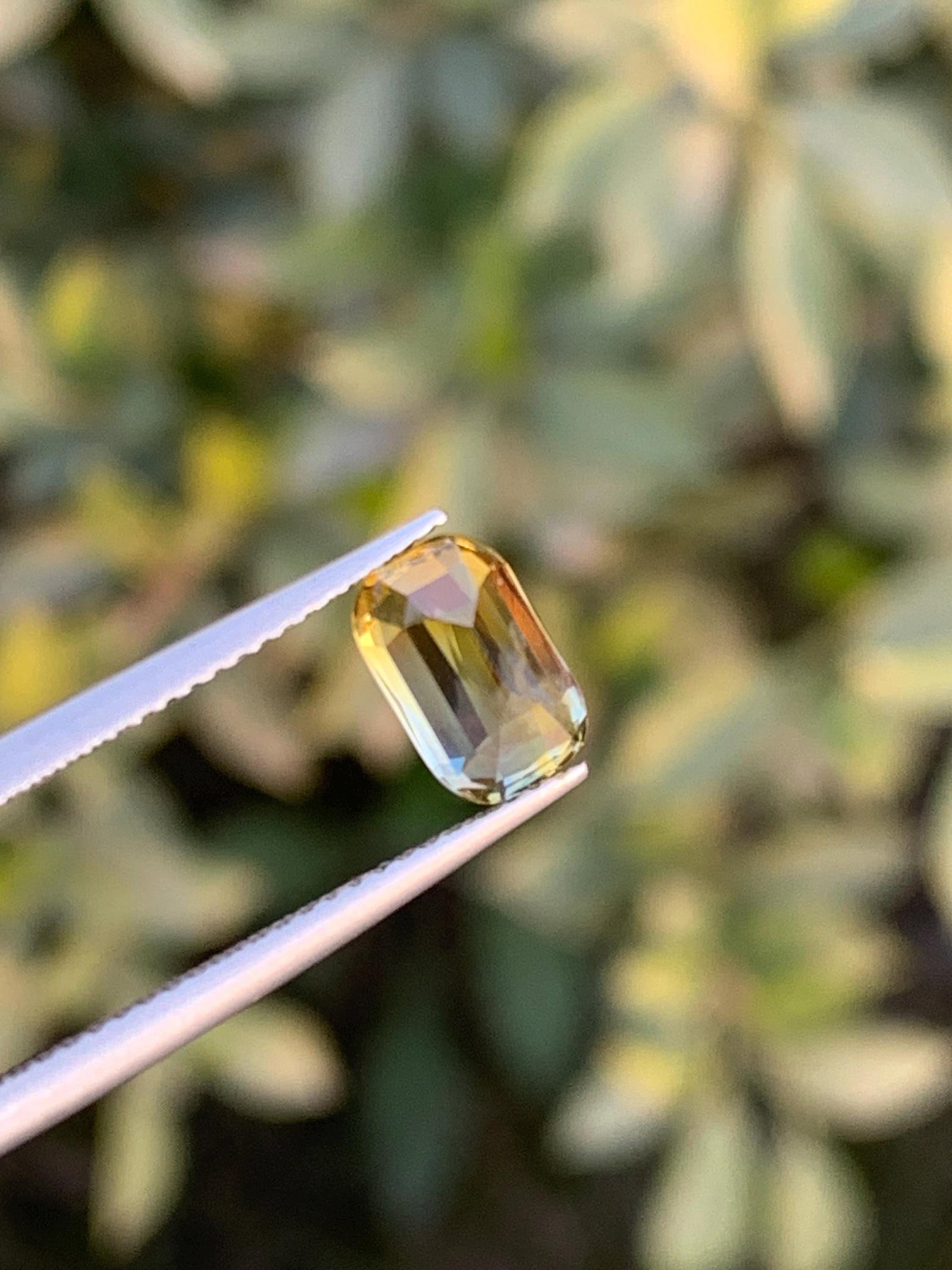 2.35 Carat Bi-Color Sapphire - Yellow & Blue Cushion Cut Gemstone: Materials: Gemstone: Sapphire Carat weight: 2.35 Sapphire Details: * Weight : 2.35 Carat * Dimension : 9.7x7.9x4.6 MM * Shape : Cushion Cut * Color : Yellow & Blue * Origin : Sri Lanka * Treatment :In