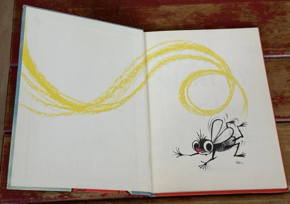 Dr. Seuss A Fly Went By 1958 Beginner Book BC Ed.Mike McClintock 1st Ed/Printing - 10