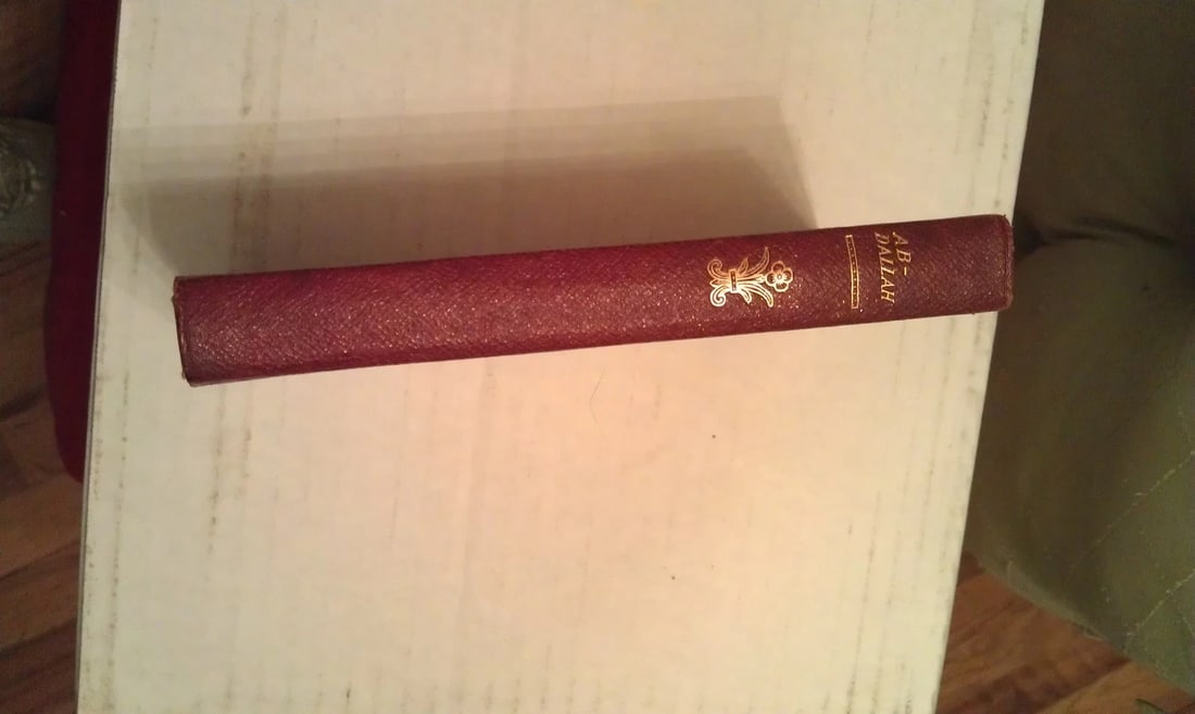 ABDALLAH,OR THE FOUR-LEAVED SHAMROCK -LABOULAYE 1910 Antique 1st thus Lthr LOOK! - 8