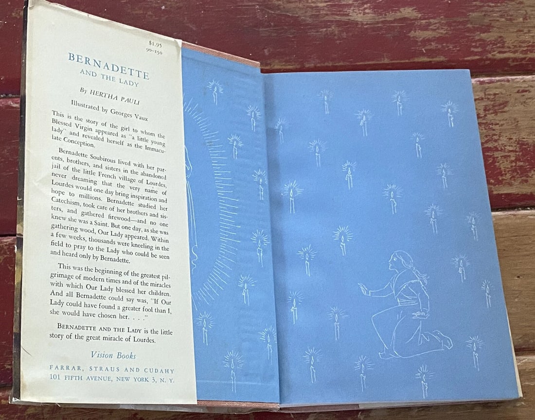 Bernadette And The Lady Hertha Pauli 1965 Hardcover Dust Jacket - 6