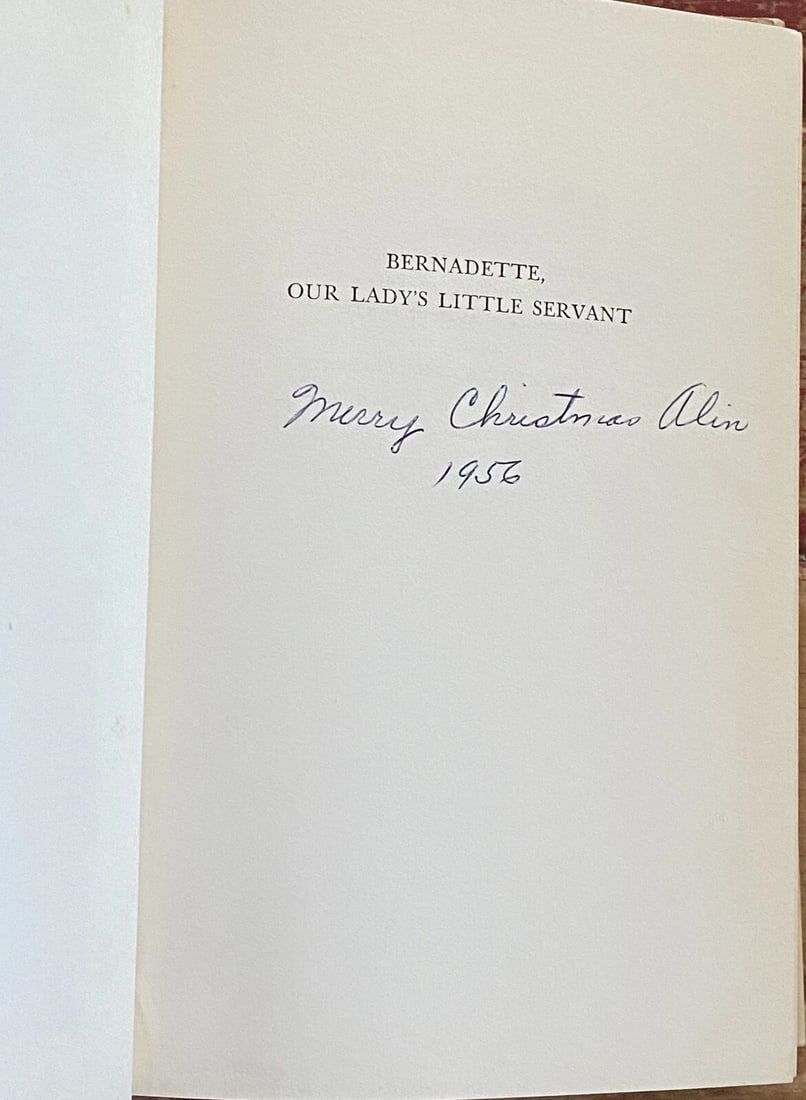Bernadette And The Lady Hertha Pauli 1965 Hardcover Dust Jacket - 7