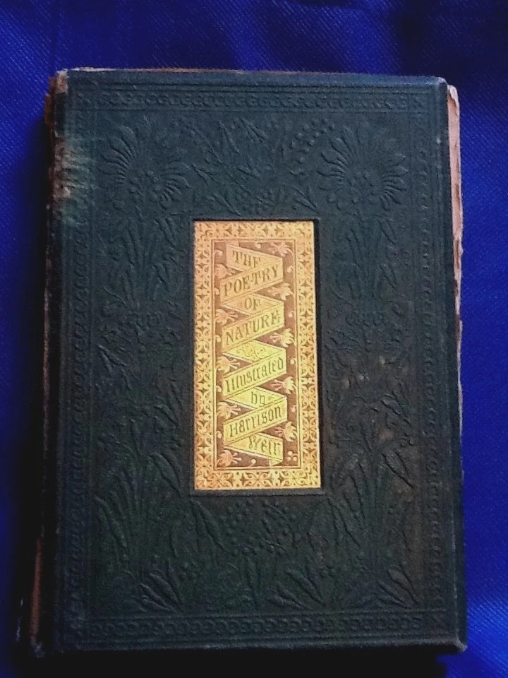 THE POETRY OF NATURE ILLUSTRATED Harrison Weir Antique London Sampson Low1861 HC: This is a beautiful antique book THE POETRY OF NATURE ILLUSTRATED BY HARRISON WEIR. London, Sampson Low, Son and Co. 1861. 112 pages. Many detailed black and white illustrations throughout