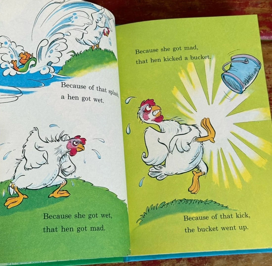 BECAUSE A LITTLE BUG WENT KA-CHOO! Rosetta Stone /Frith 1975 1st Ed Like New HC - 8