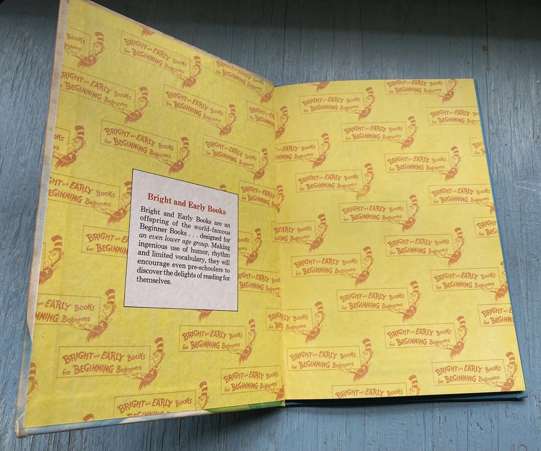 Great Day for Up Bright & Early Grolier BC 1st Edition Hardcover Dr. Seuss 1974 - 5