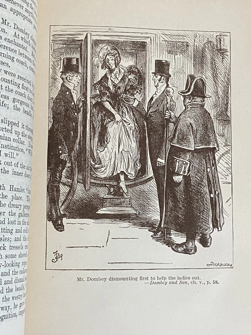 Dombey & Son Charles Dickens University Society Vol. VI Illustrated HC 1911 - 6